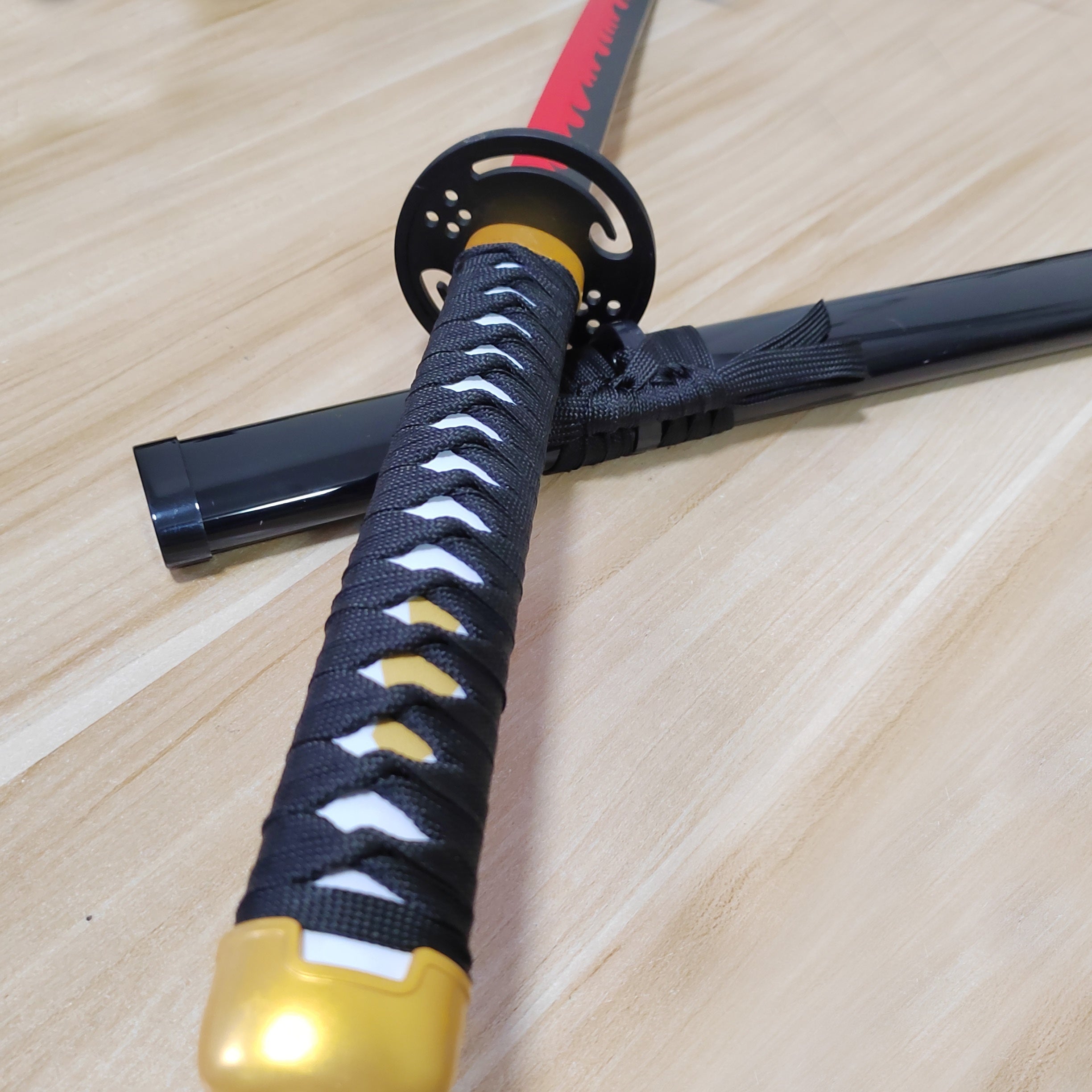 Bamboo Sword Samurai Katana Halloween Cosplay Prop
