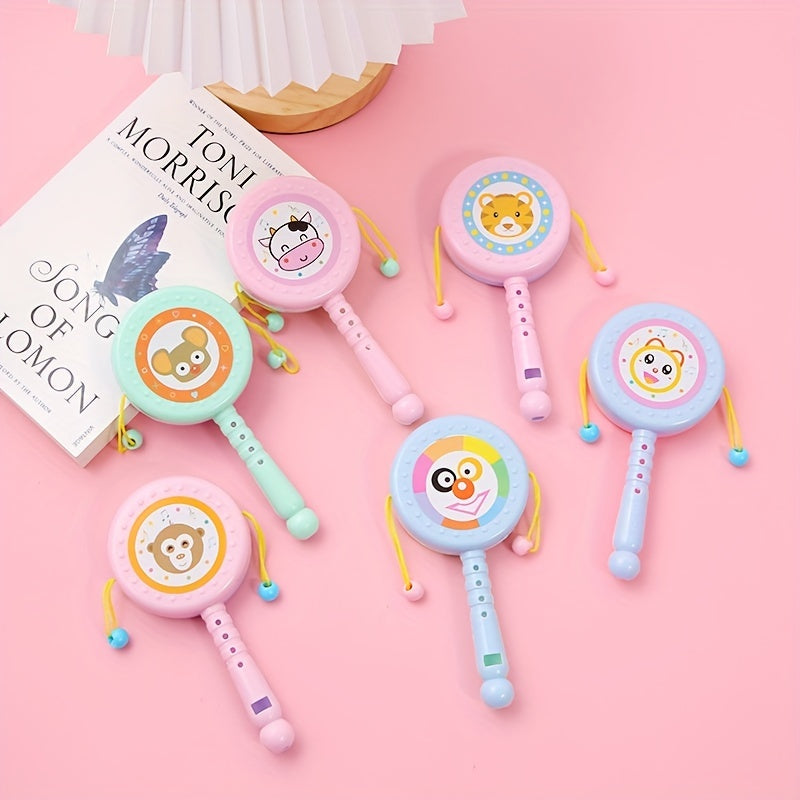 3pcs Baby Rattles Toys Double Head Clapping Rattle Instruments