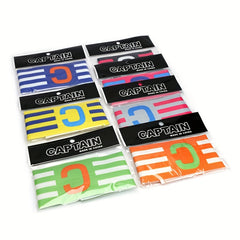 4 Football Captain Armbands Elastic Team Armbands C marks Armbands