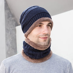 3pcs Winter Warm Knitted Wool Set for Women