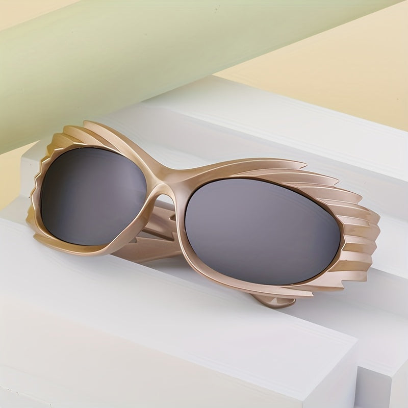 Men's Vintage Hedgehog Sunglasses for Outdoor Hiking Traveling