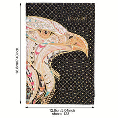 Retro Artistic Notebook Page Journal Diary Student Gift