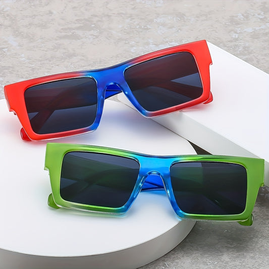 Y2K Square Sunglasses UV400 Sun Shades