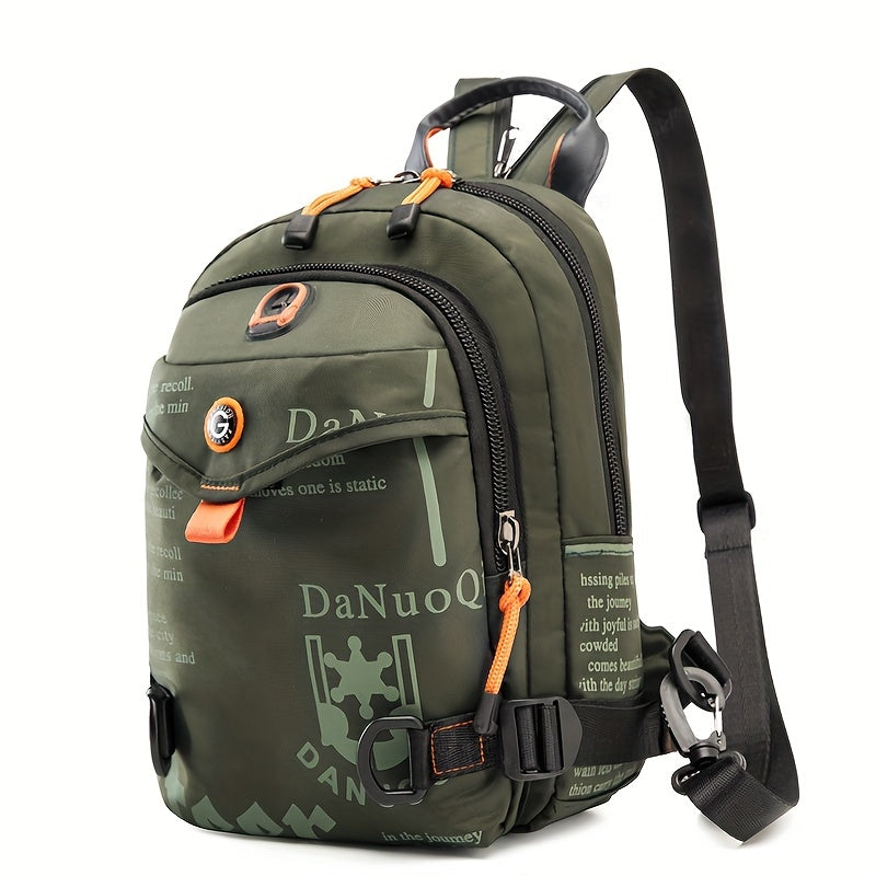 Men's Casual Waterproof Shoulder Bag for Travel Hiking