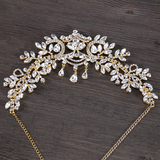 Bridal Crystal Headband Rhinestone Head Piece Wedding Accessories