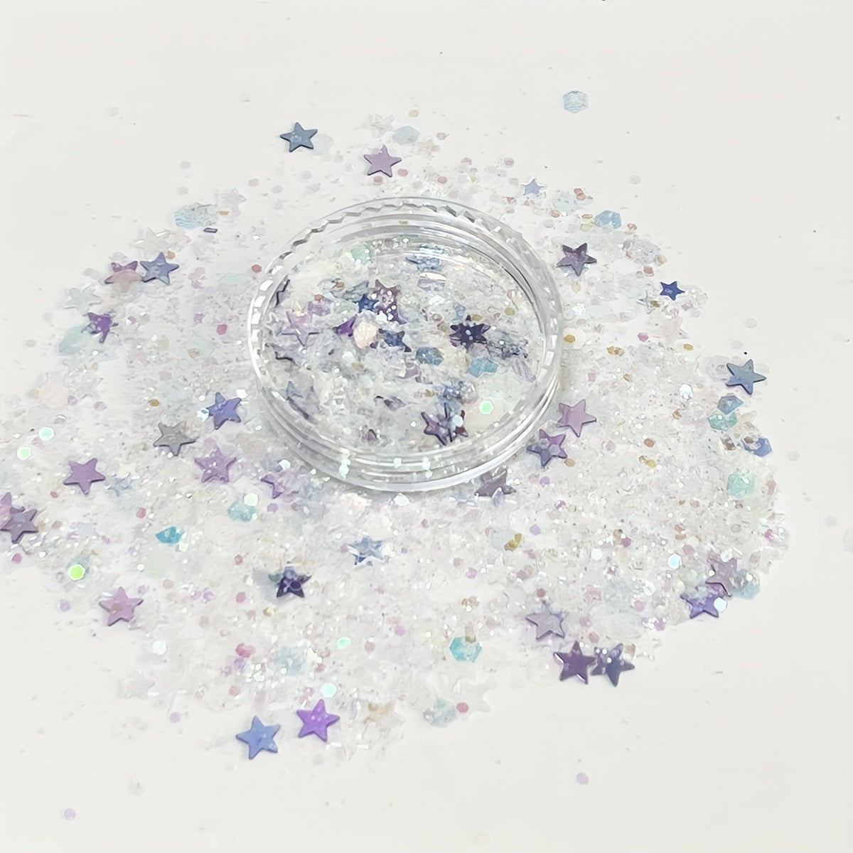 10g Star Glitter Pink Sequins Nail Epoxy Resin Filler DIY Jewelry Making