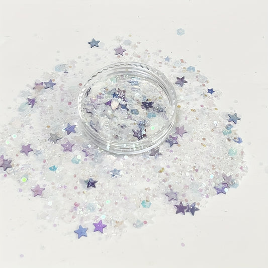 10g Star Glitter Pink Sequins Nail Epoxy Resin Filler DIY Jewelry Making