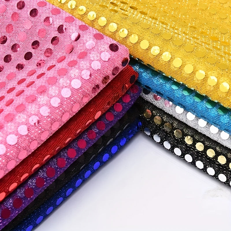 3yards Wedding Background Mesh Gauze Curtain with Sparkling Bead Fabric