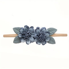 Flower Hairband Soft Elastic Headband Hair Accessories For Girls