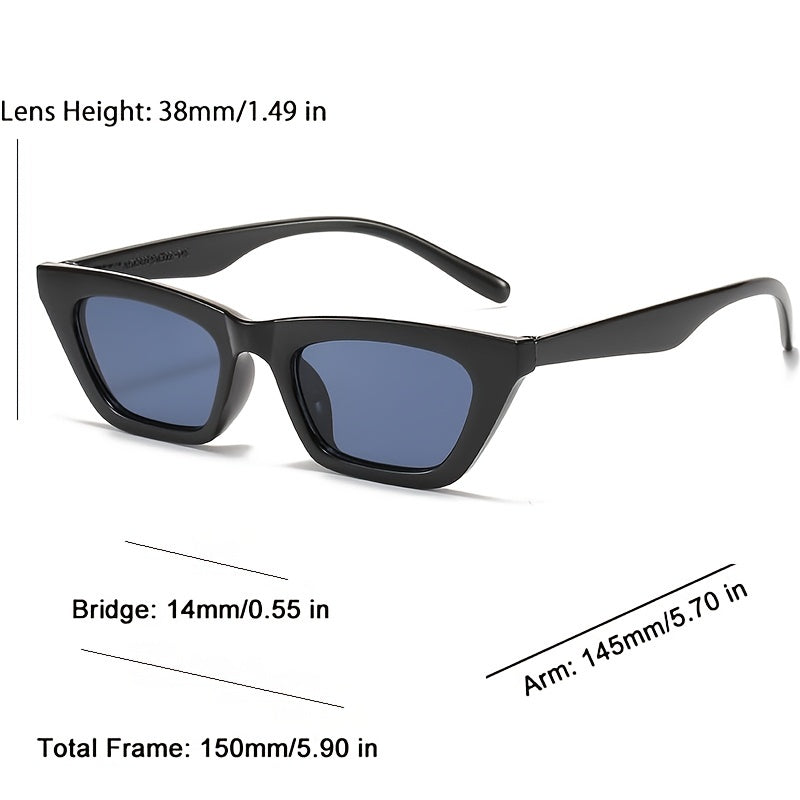 Vintage Small Cat Eye Sunglasses For Women UV400 Lenses