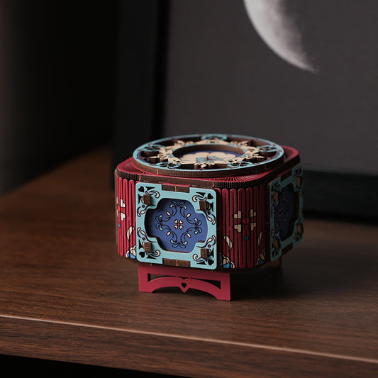 3D Wooden Puzzle Music Box DIY Building Kit - Perfect Holiday Gift