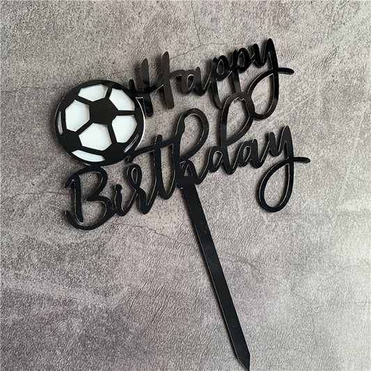 Basketball Football Theme Party Cupcake Cake Topper