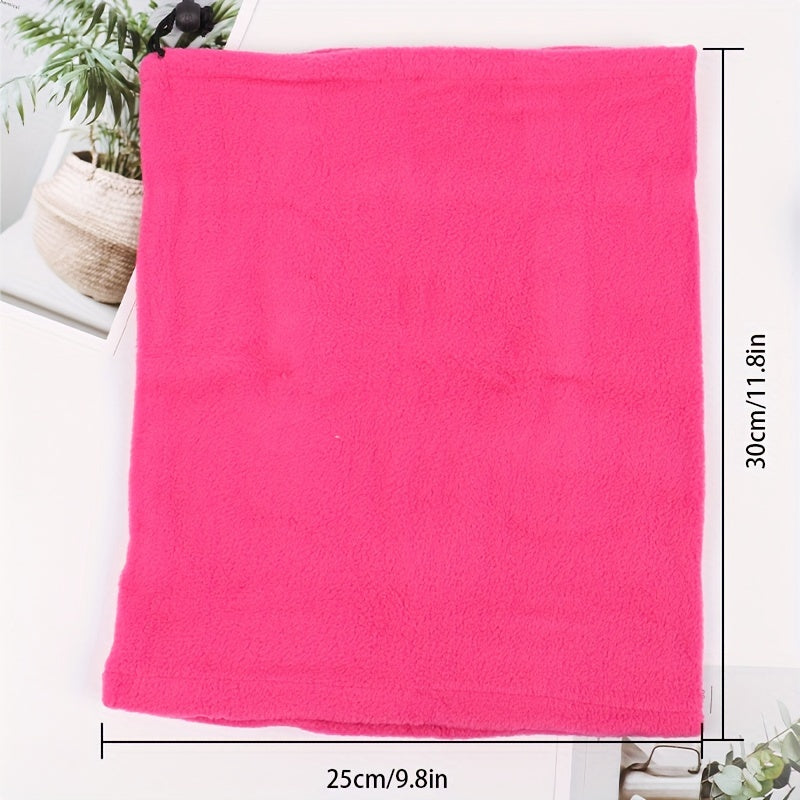Outdoor Windproof Fleece Neck Scarf Mask for Men and Women