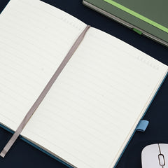 Fashionable A5 Notebook Cover with Leather Feel - 4 Colors