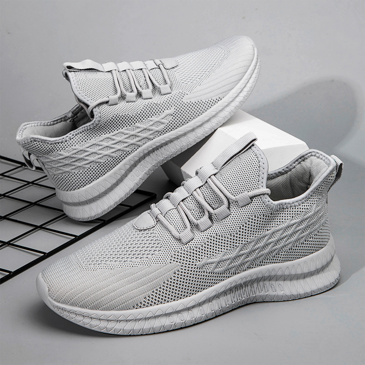 Women's Outdoor Woven Low Top Lace up Running Shoes
