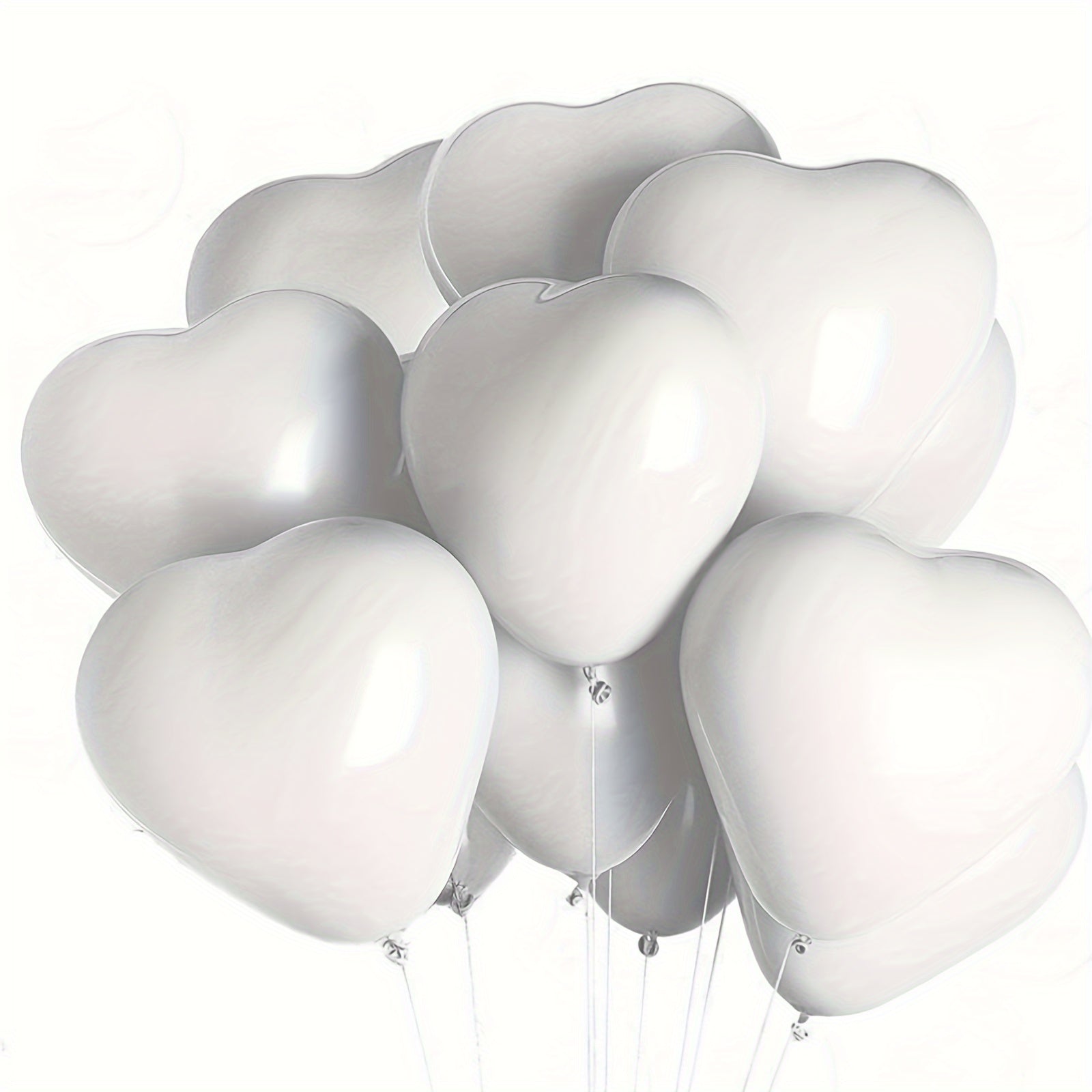 20pcs Heart Balloons Perfect For Wedding Christmas Decoration