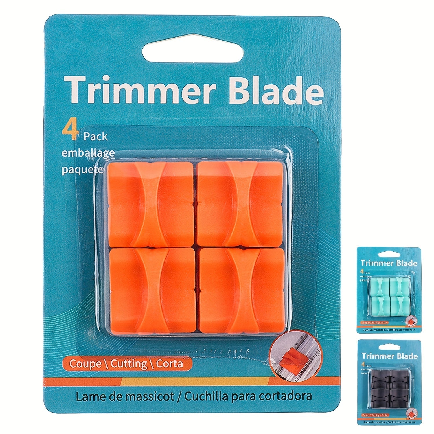 Paper Trimmer Blade Replacement, 2pcs/4pcs Refill Blades for A4 Paper Cutter