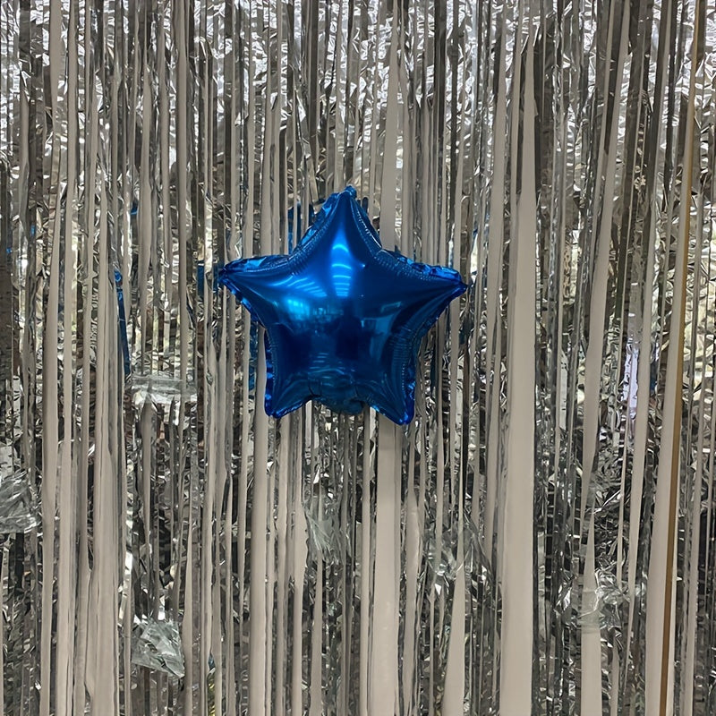 18 inch Five pointed Star Heart shaped Aluminum Film Balloon