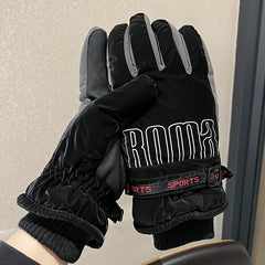 Winter Warm Riding Gloves Windproof Waterproof Coldproof Skiing Gloves
