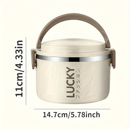 Stainless Steel Insulated Lunch Box Large Capacity Portable Reusable Insulation