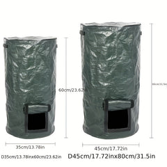 Collapsible Composting Fertilizer Maker with Lid