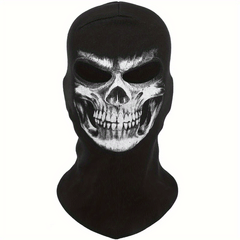 Halloween Ghost Headgear Outdoor Sunscreen Mask For Riding