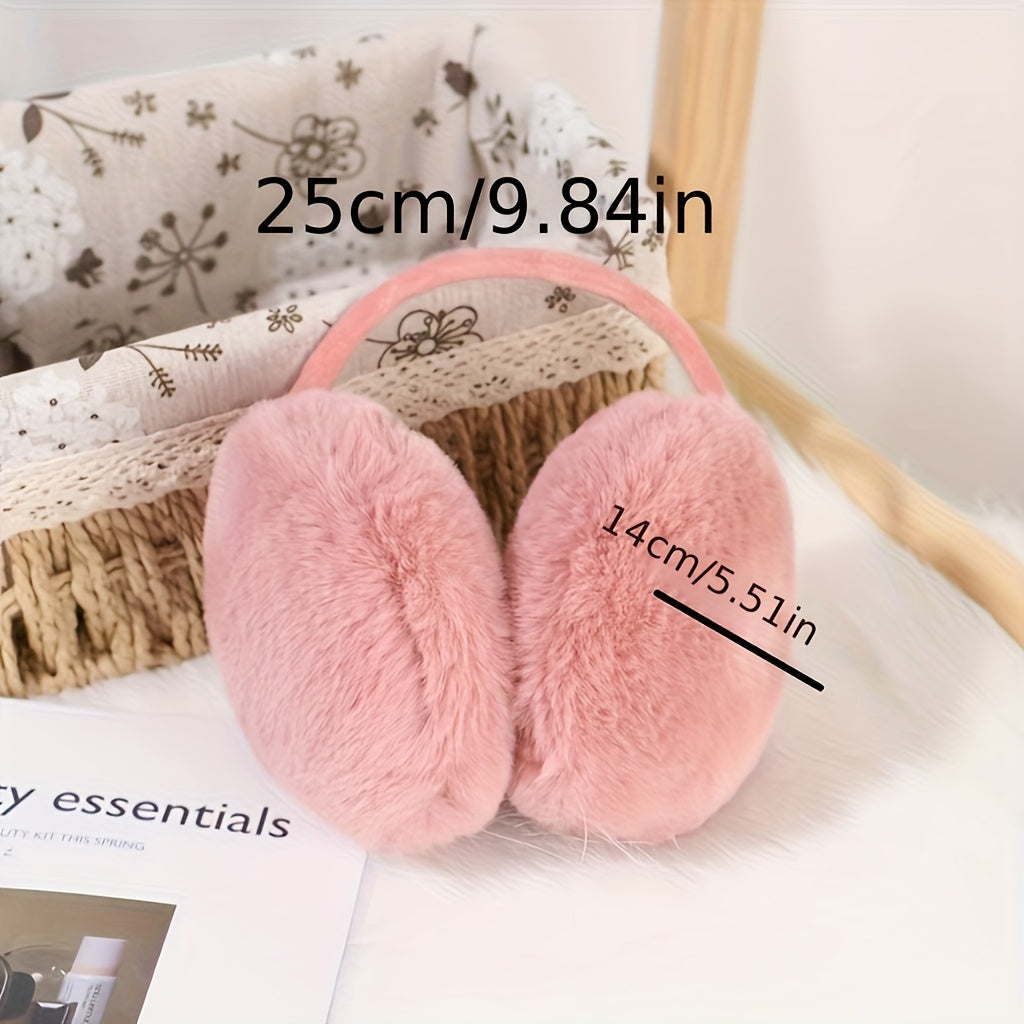 Beige Unisex Ear Muffs for Autumn & Winter