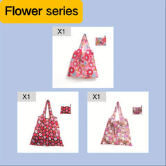 3Pcs Grocery Bag Large Capacity Folding Shopping Handbag