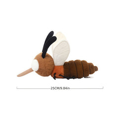 Mosquito Plush Toy Soft Fuzzy Stuffed Animal Funny Bug Doll Prank Gift