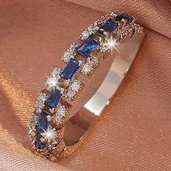 CZ Finger Ring For Women Bride Wedding Party Gift