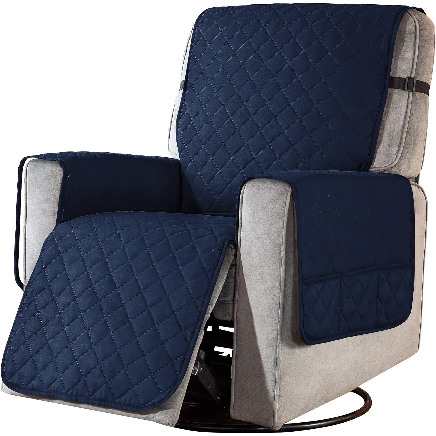 Non Slip Recliner Chair Slipcover Pet Cover With Elastic Straps Washable