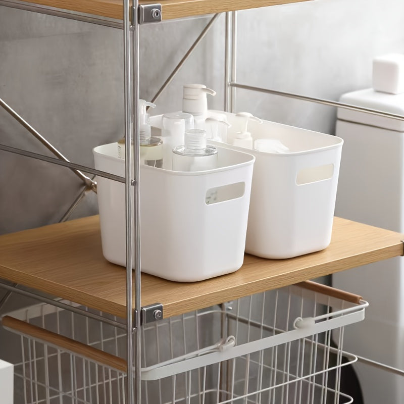 Japanese Style Desktop Storage Box Kitchen and Office Organization Basket