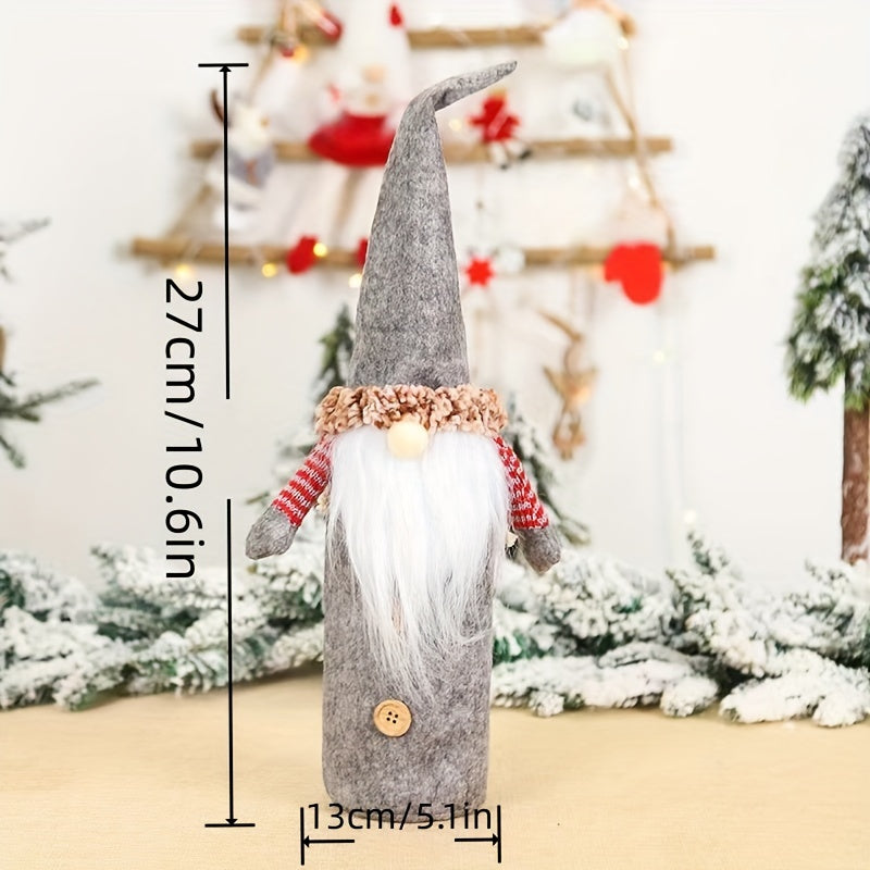 Christmas Dwarf Wine Bottle Sleeve Decoration