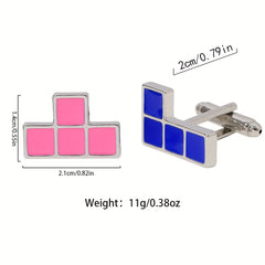 Square Cufflinks Cuff Nails Shirt Cufflinks Sleeves Studs Accessories