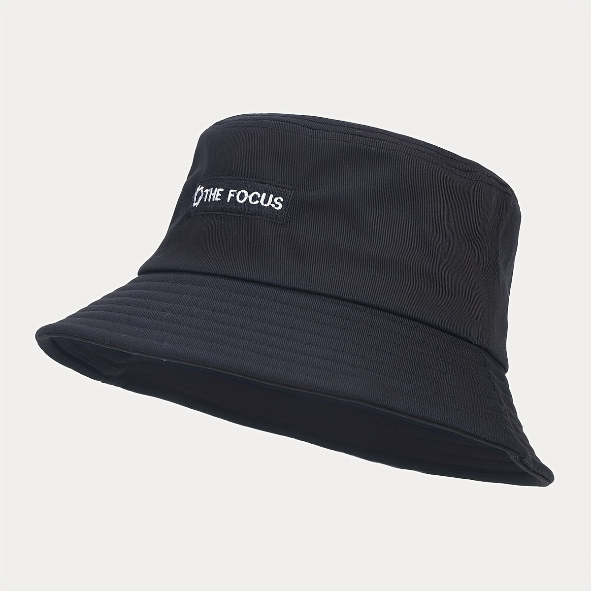 Letter Embroidery Bucket Hat Unisex Sun Protection Basin Hat