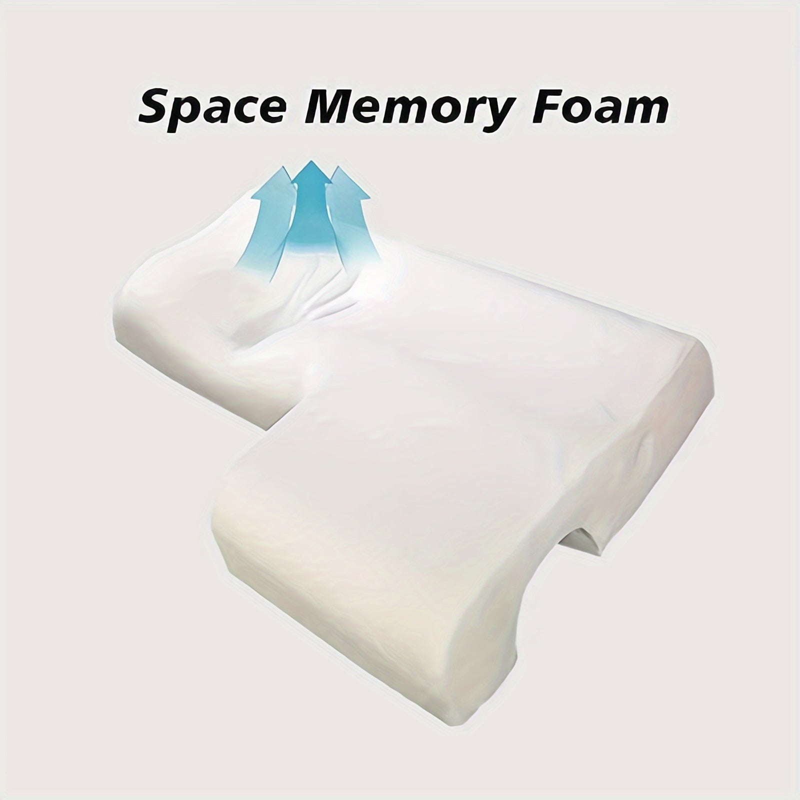 Couples Arched Cuddle Pillow Memory Foam Hand Rest Pillow for Sleeping