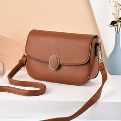 Minimalist Square Flap Shoulder Bag Solid Crossbody Bag