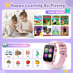 Kids Smartwatch 30 Games HD Touchscreen Music Pedometer Alarm Timer USB