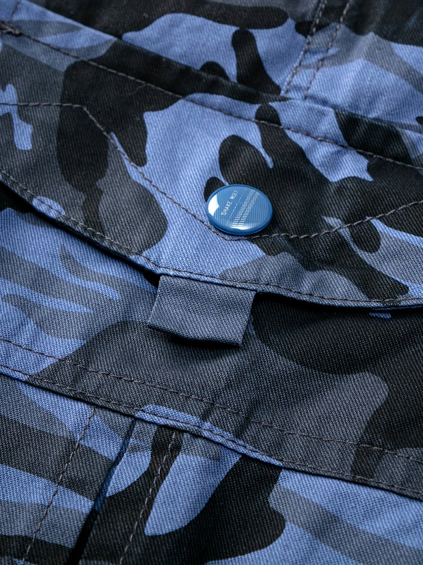 Men's Camo Cargo Shorts With Pockets Street Wear