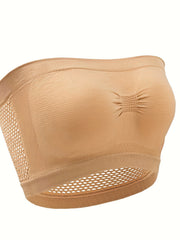 Strapless Bandeau Bra Comfy & Breathable Women's Lingerie