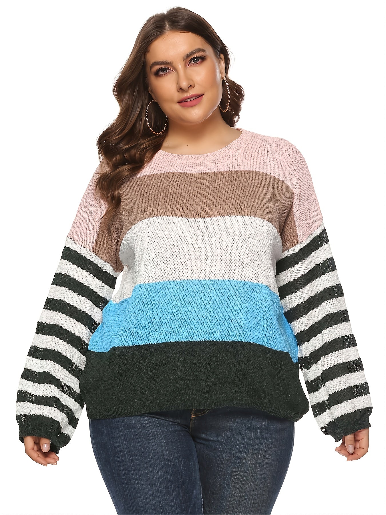  Colorblock Sweater