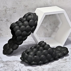 Massage Bubble Slides Cushioned Spa Slippers Golf Ball Slides Cloud Slippers