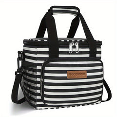 HEOPONO Insulated Lunch Bag Waterproof Portable Cooler Warmer Outdoor Camping Lu