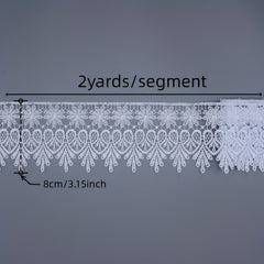 Wide Crochet Lace Ribbon for DIY Embroidery & Decoration