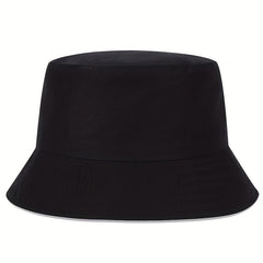 Bucket Hat GOOD THINGS TAKE TIME Print Solid Basin Hats Lightweight Beach Hat