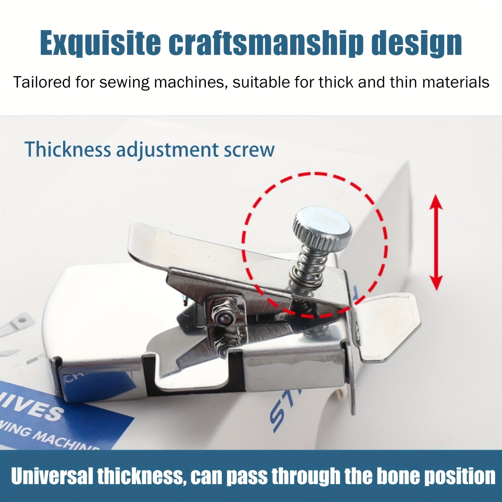 Magnetic Seam Guide Sewing Machine Presser Foot Hemmer