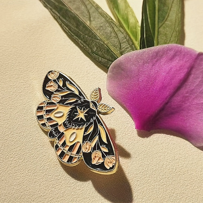 Butterfly Moon Enamel Pin Set - Anime Lapel Pin