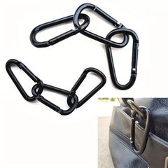5pcs D Aluminum Mountaineering Buckle Backpack Carabiner Outdoor Camping