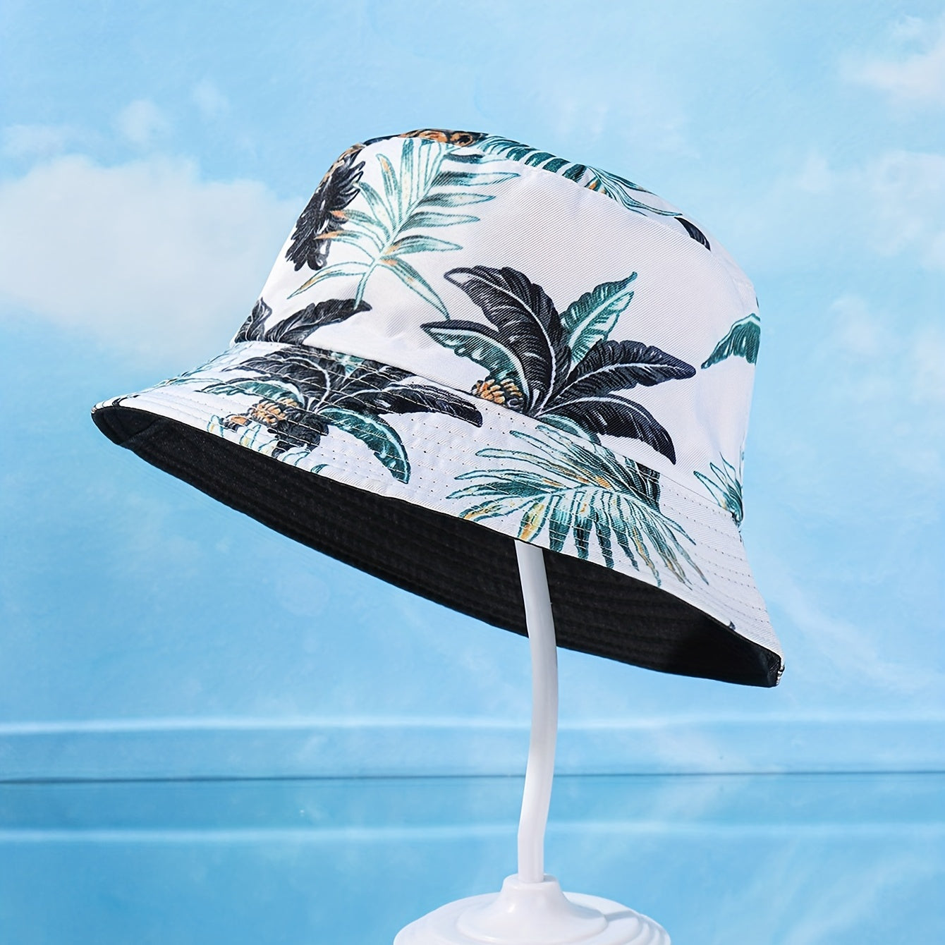 Tie Dye Men's Outdoors Fish Summer Beach Adjustable Washable Sun Hat