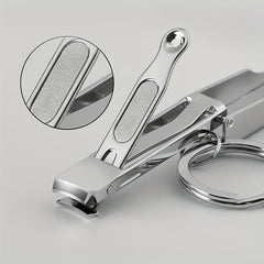 Portable Folding Nail Clipper Keychain Ultra thin Nail Clipper Trimmer